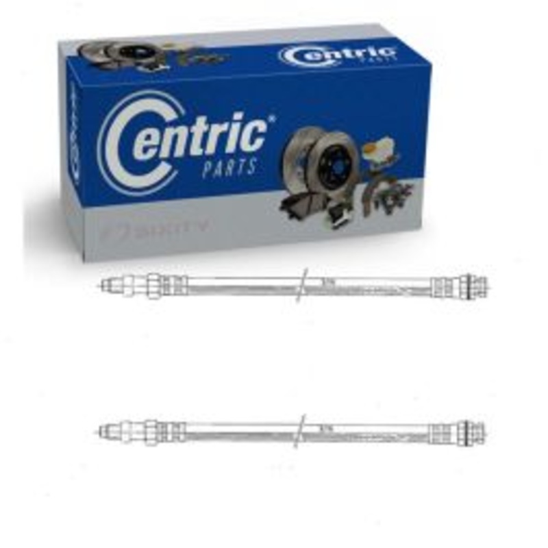 2 pc Centric Premium Front Brake Hydraulic Hoses for 1961-1963 Oldsmobile F85
