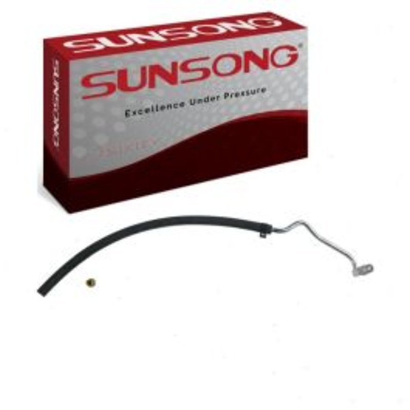 Sunsong Power Steering Return Line Hose for 1979-1990 Ford Mustang 2.3L L4