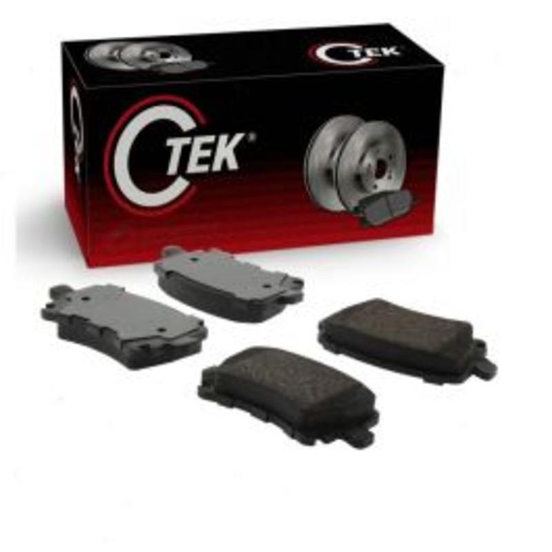 Centric CTEK Rear Disc Brake Pad Set for 2007-2009 Volkswagen Eos