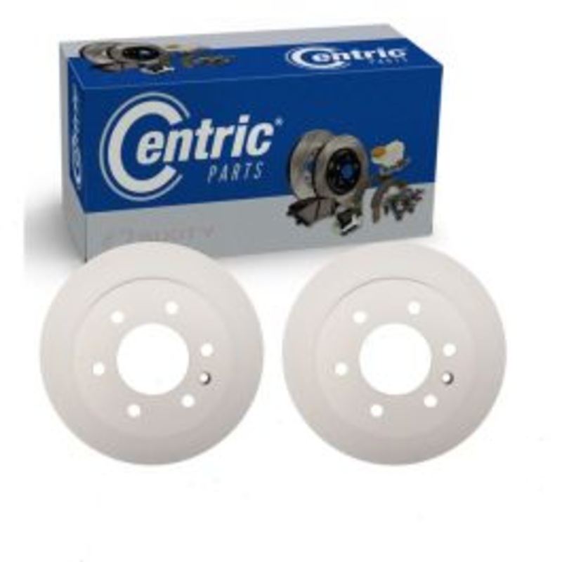 2 pc Centric GCX Rear Disc Brake Rotors for 2007-2018 Freightliner Sprinter 3500