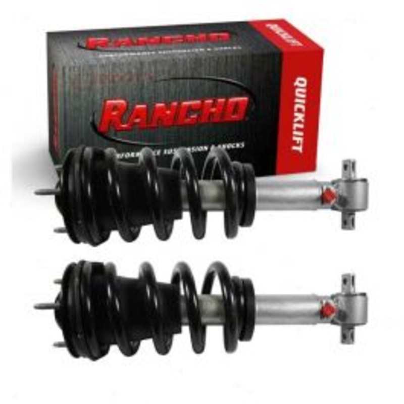 2 pc Rancho QuickLIFT Front Suspension Strut & Coil Springs for 2007-2013 Chevrolet Avalanche