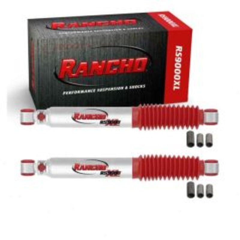 2 pc Rancho RS9000XL Rear Shock Absorbers for 1993-1998 Toyota T100