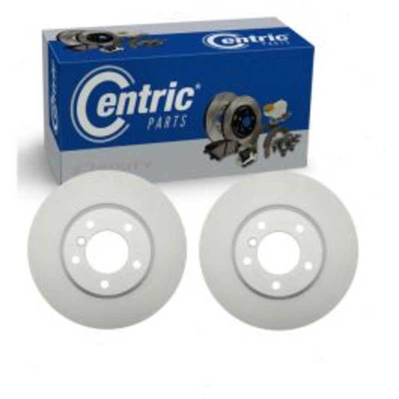 2 pc Centric GCX Front Disc Brake Rotors for 2004-2007 BMW 530i