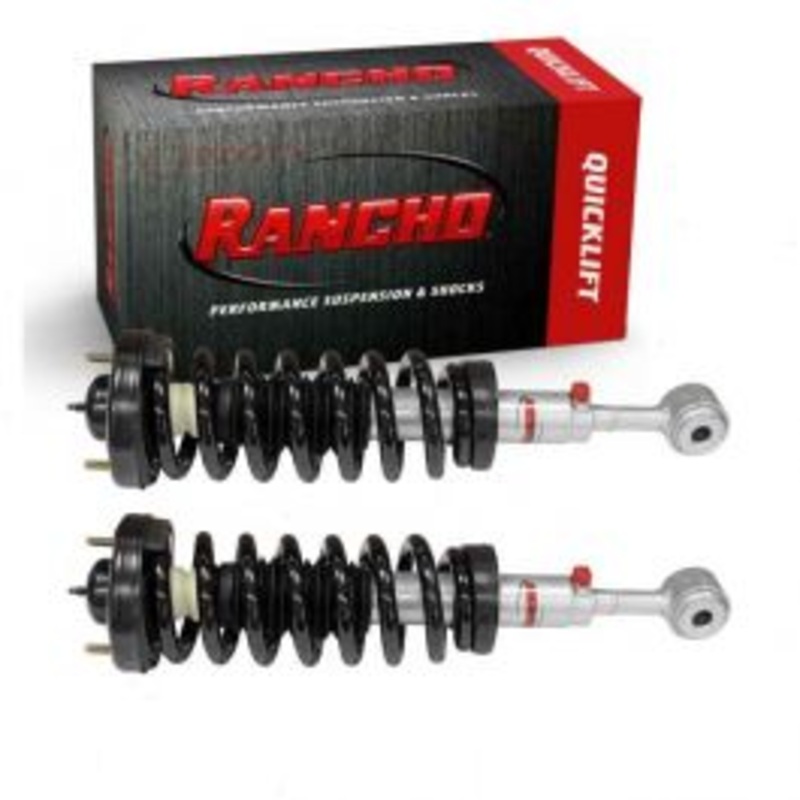 2 pc Rancho QuickLIFT Front Suspension Strut & Coil Springs for 2004-2008 Ford F-150