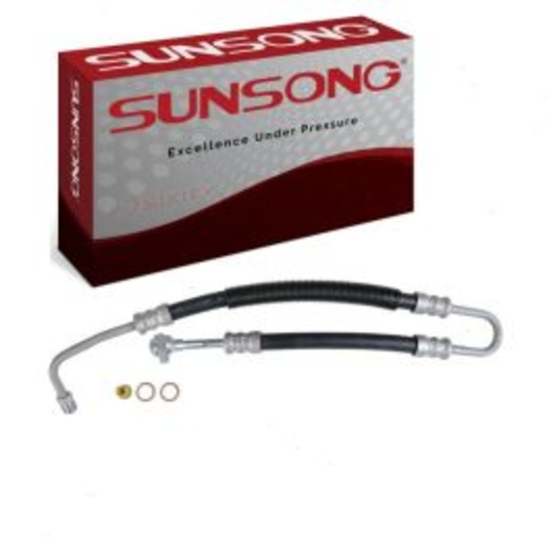 Sunsong Power Steering Pressure Line Hose for 1993-1997 Toyota Land Cruiser
