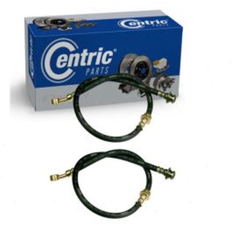 2 pc Centric Premium Front Brake Hydraulic Hoses for 1998-2002 International 4700LP