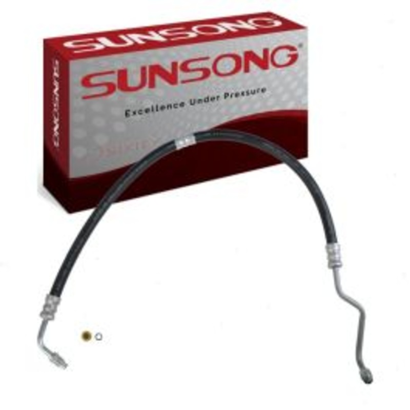 Sunsong Power Steering Pressure Line Hose for 1982-1989 Ford Mustang 2.3L L4