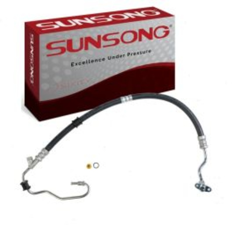 Sunsong Power Steering Pressure Line Hose for 1998-2002 Honda Accord