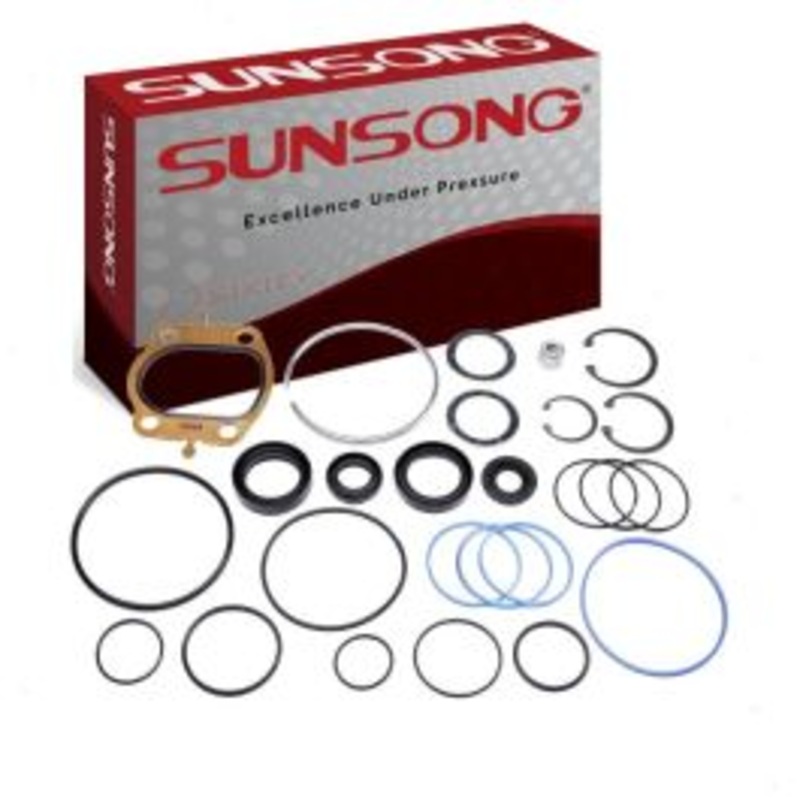 Sunsong Steering Gear Seal Kit for 1979-1996 GMC G3500 4.1L 4.3L 5.0L 5.7L 6.5L 7.4L L6 V6 V8