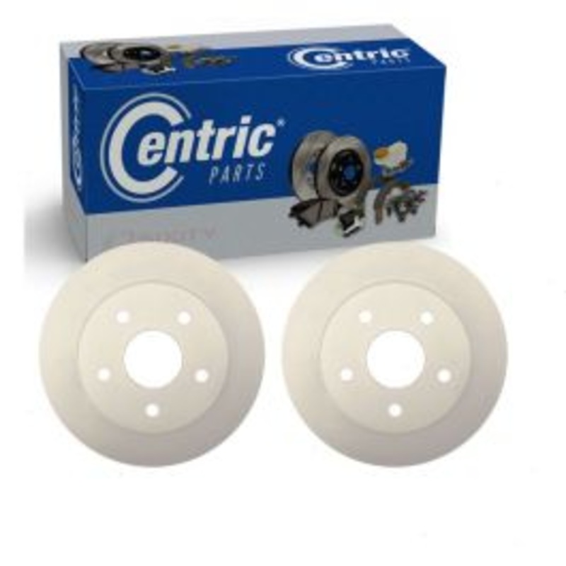 2 pc Centric GCX Front Disc Brake Rotors for 2004-2009 Dodge Durango
