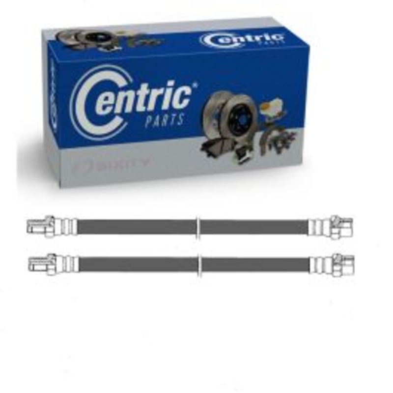 2 pc Centric Premium Front Brake Hydraulic Hoses for 2000-2005 Mercedes-Benz A160