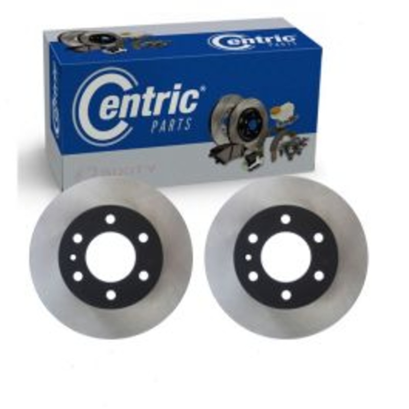 2 pc Centric Premium Front Disc Brake Rotors for 2007-2020 Freightliner Sprinter 2500