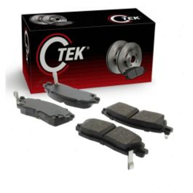 Centric CTEK Rear Disc Brake Pad Set for 2002-2009 Chevrolet Trailblazer