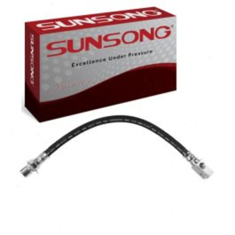 Sunsong Rear Center Brake Hydraulic Hose for 1987-1989 Cadillac Brougham