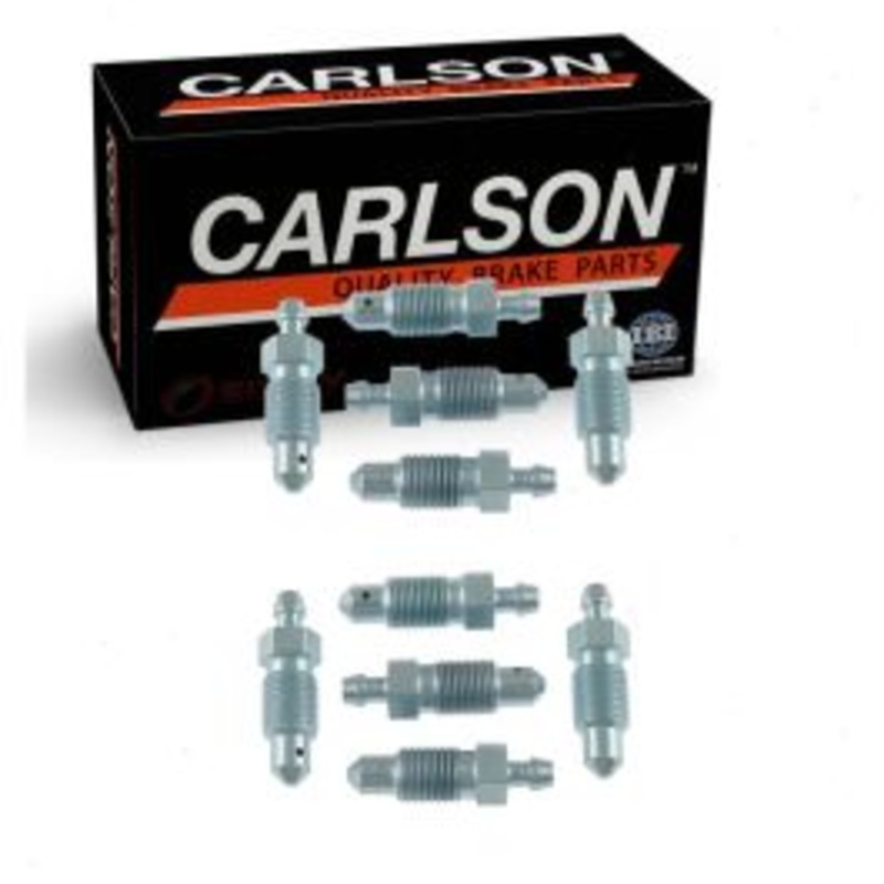 2 pc Carlson Front Brake Bleeder Screws for 2012-2013 Mitsubishi Fuso Canter FE125