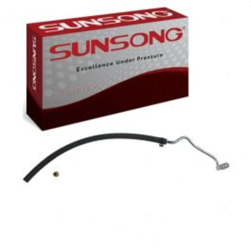 Sunsong Power Steering Return Line Hose for 1987 Lincoln Continental