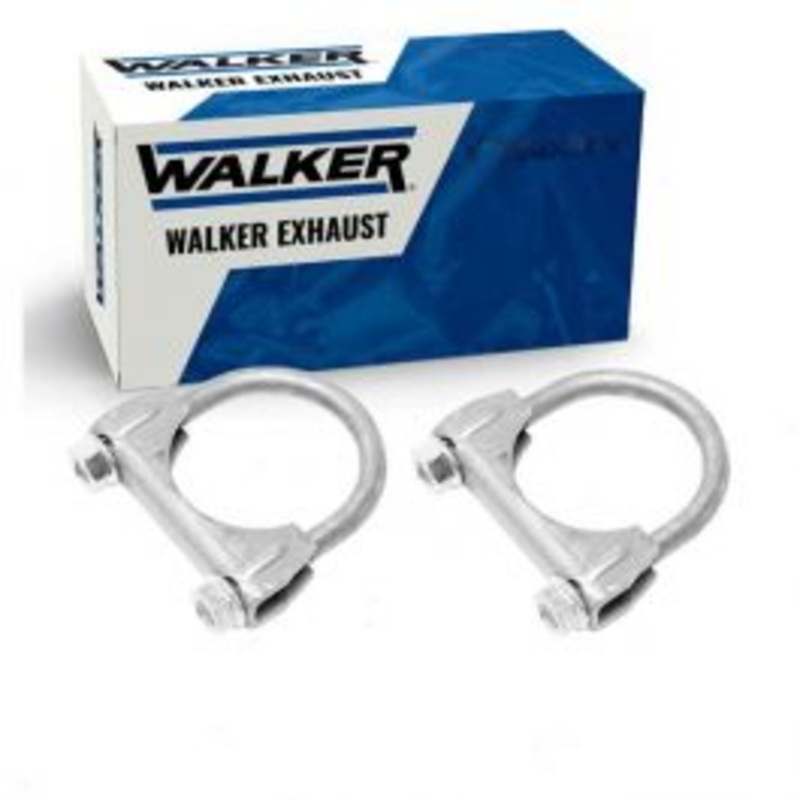2 pc Walker Exhaust Clamps for 1967-2014 Dodge Charger 2.7L 3.5L 3.6L 5.6L 5.9L 6.3L 6.6L 7.0L 7.2L V6 V8
