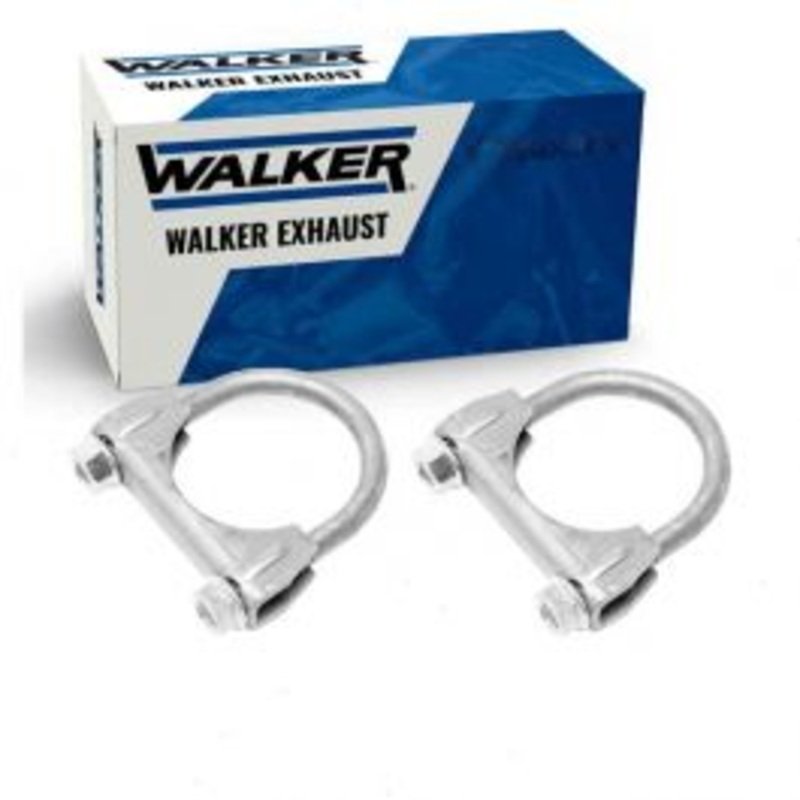 2 pc Walker Exhaust Clamps for 1968-1974 Plymouth Satellite 5.2L 5.6L 5.9L 6.3L 6.6L V8