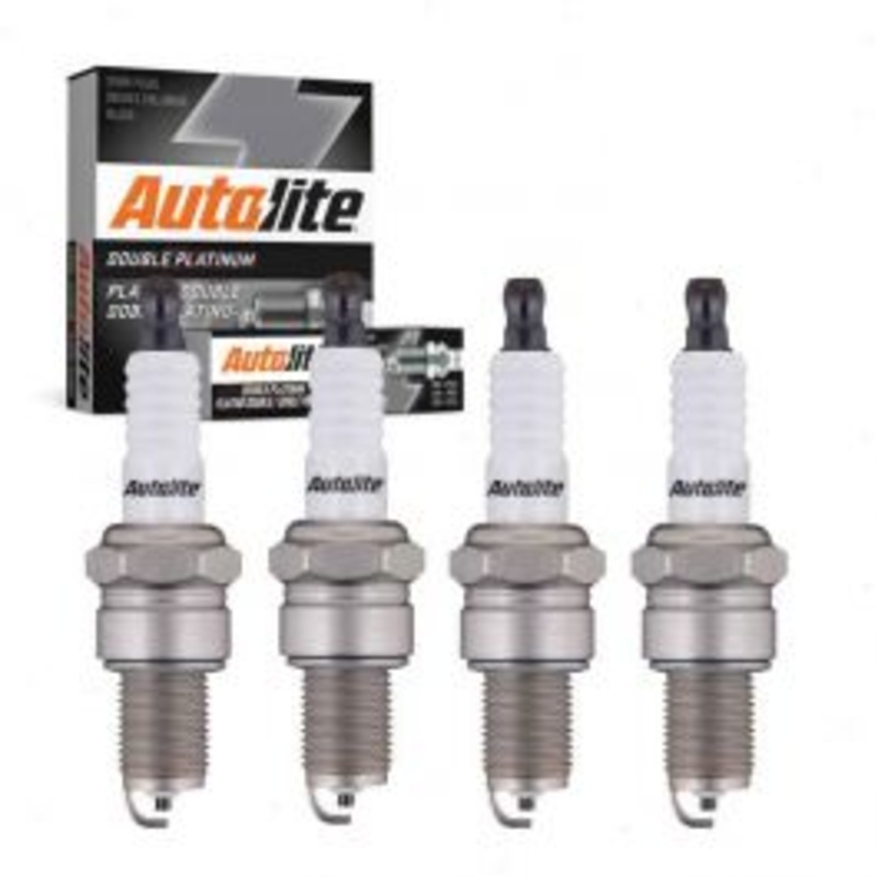 4 pc Autolite Double Platinum Spark Plug for 1990-1991 Chevrolet Tracker
