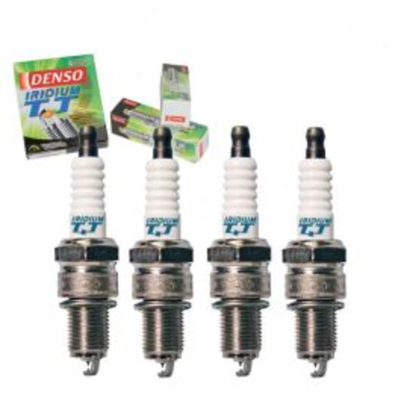 4 pc DENSO Iridium TT Spark Plugs for 1989-1995 Dodge Spirit 2.2L 2.5L L4