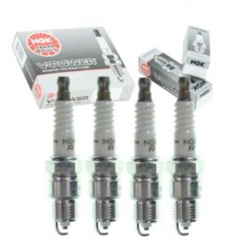 4 pc NGK V-Power Spark Plugs for 1977-1983 Pontiac Phoenix 2.5L L4