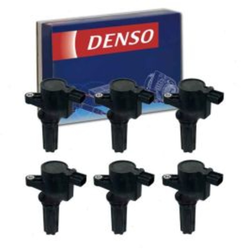 6 pc DENSO Direct Ignition Coils for 2000-2002 Jaguar S-Type
