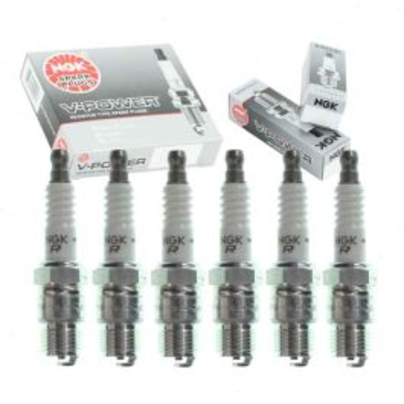 6 pc NGK V-Power Spark Plugs for 1975-1978 GMC C35 4.1L 4.8L L6