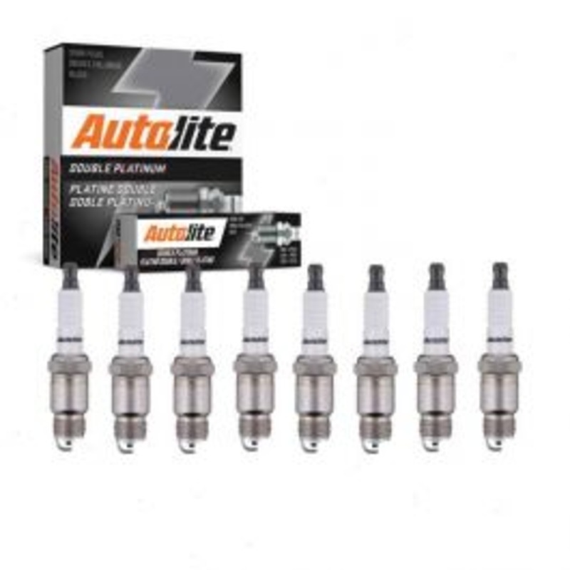8 pc Autolite Double Platinum Spark Plug for 1980-1996 Ford E-350 Econoline