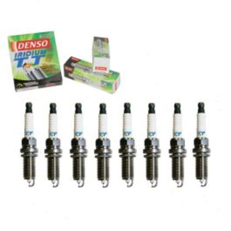 8 pc DENSO Iridium TT Spark Plugs for 2012-2015 Jaguar XFR 5.0L V8