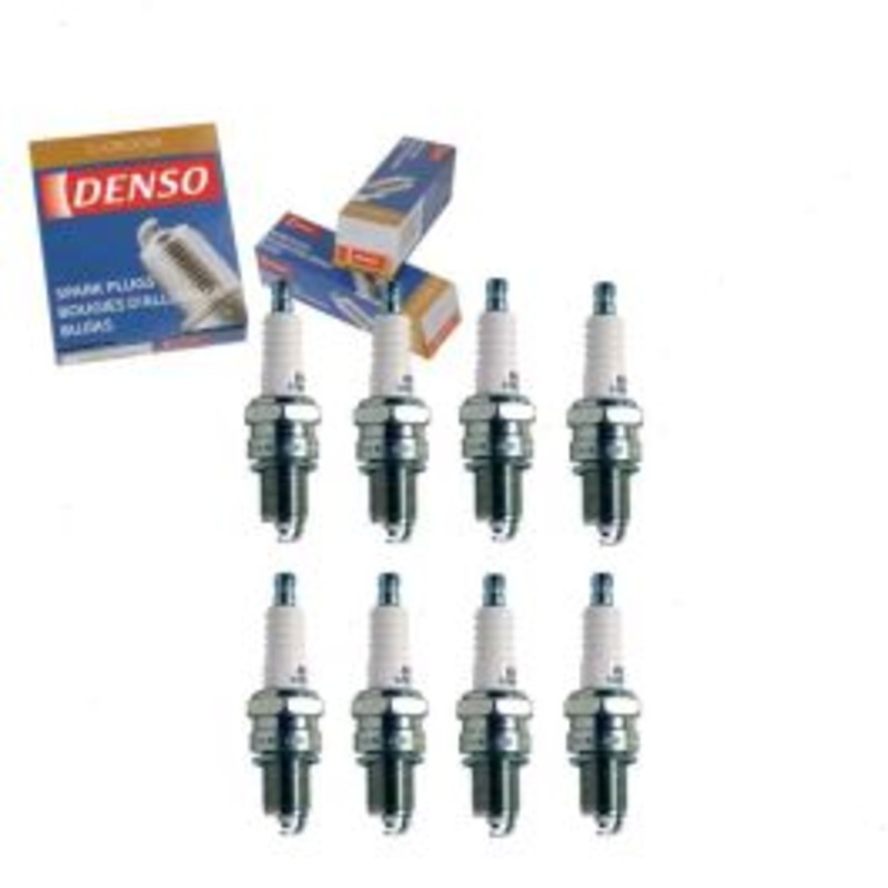 8 pc DENSO Standard U-Groove Spark Plugs for 1975-1980 Dodge W300 5.2L 5.9L V8