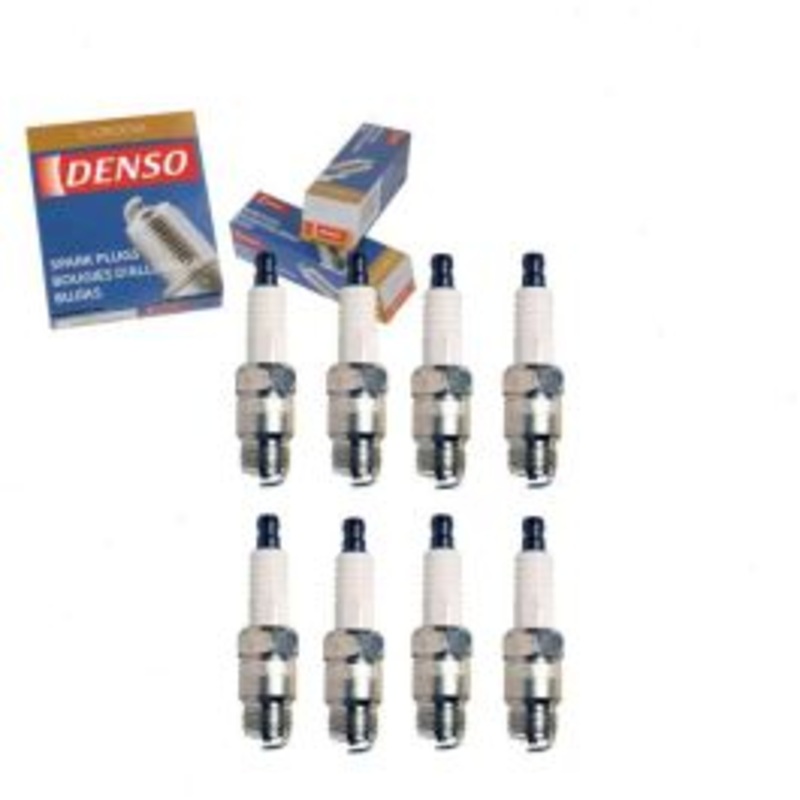 8 pc DENSO Standard U-Groove Spark Plugs for 1975-1986 Chevrolet C30 5.7L 7.4L V8