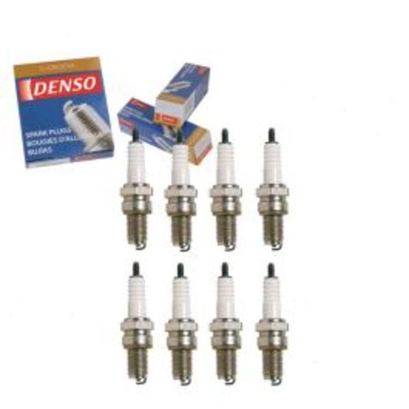 8 pc DENSO Standard U-Groove Spark Plugs for 1989-1992 Ferrari 348 TS 3.4L V8