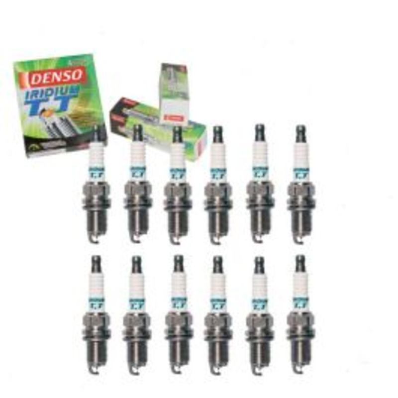 12 pc DENSO Iridium TT Spark Plugs for 2002-2004 Mercedes-Benz C32 AMG 3.2L V6