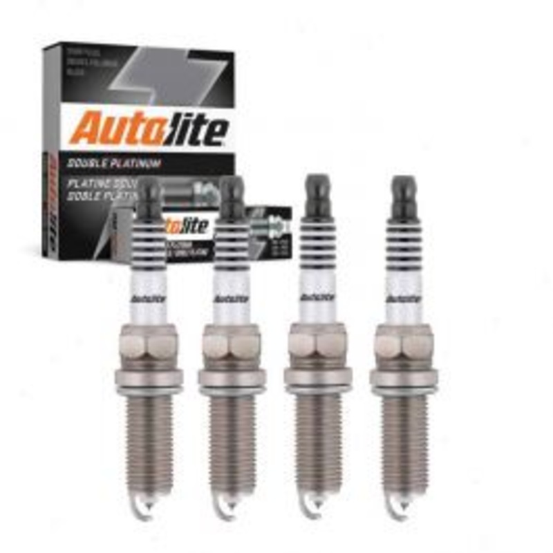 4 pc Autolite Double Platinum APP6043 Spark Plug