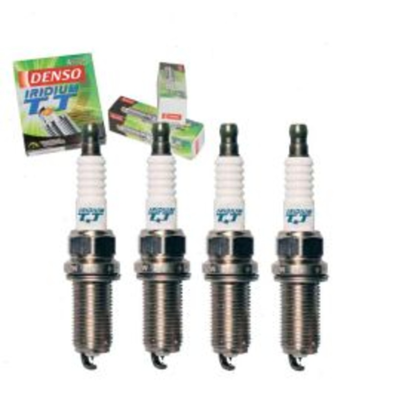 4 pc DENSO Iridium TT Spark Plugs for 2010-2014 Hyundai Genesis Coupe 2.0L L4