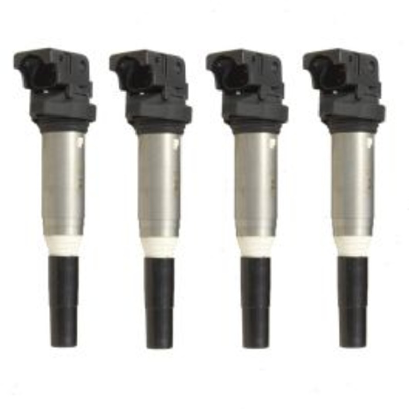 4 pc Hitachi Ignition Coils for 2012-2015 BMW X1 2.0L L4