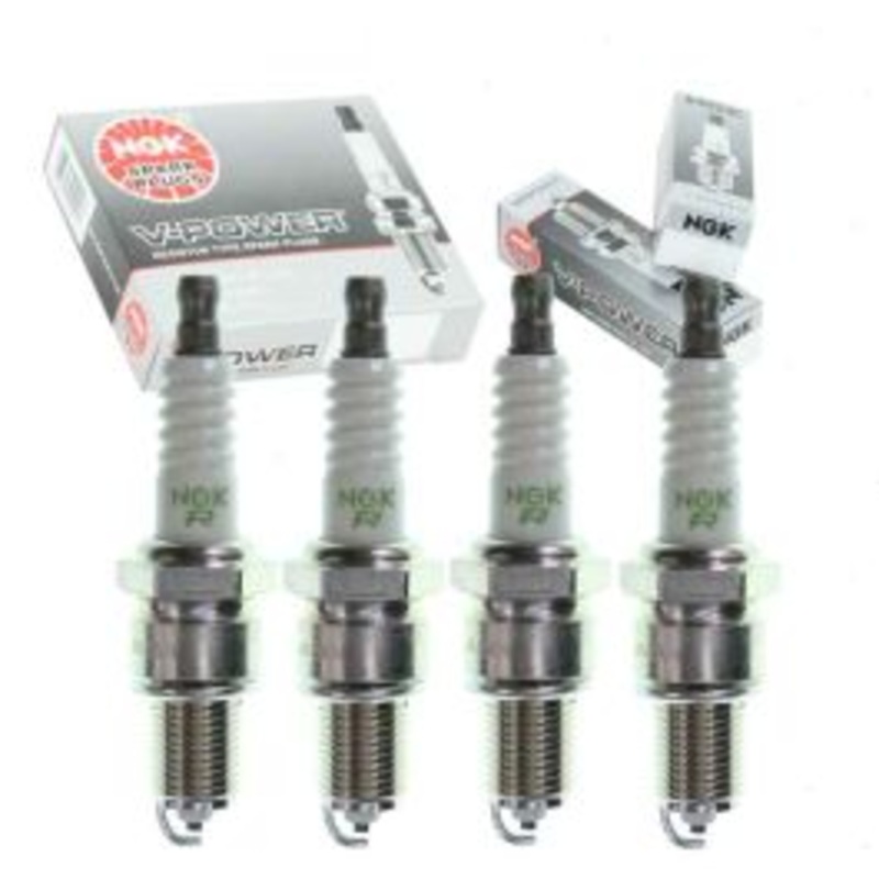 4 pc NGK V-Power Spark Plugs for 1958-1966 Lotus Elite 1.2L L4