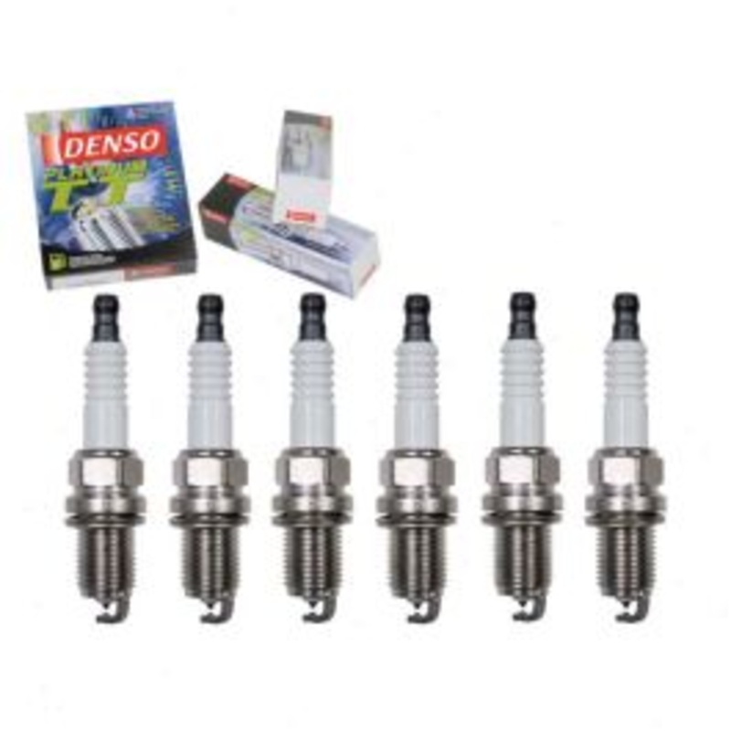 6 pc DENSO Platinum TT Spark Plugs for 2002-2010 Dodge Ram 1500 3.7L V6