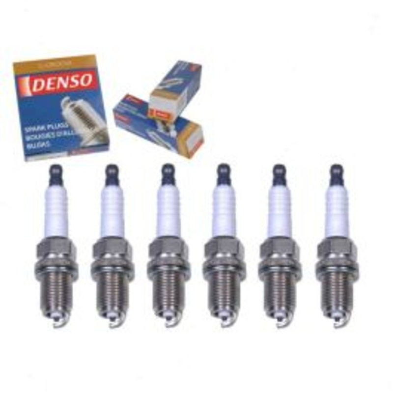6 pc DENSO Standard U-Groove Spark Plugs for 1999-2000 Mitsubishi Galant 3.0L V6