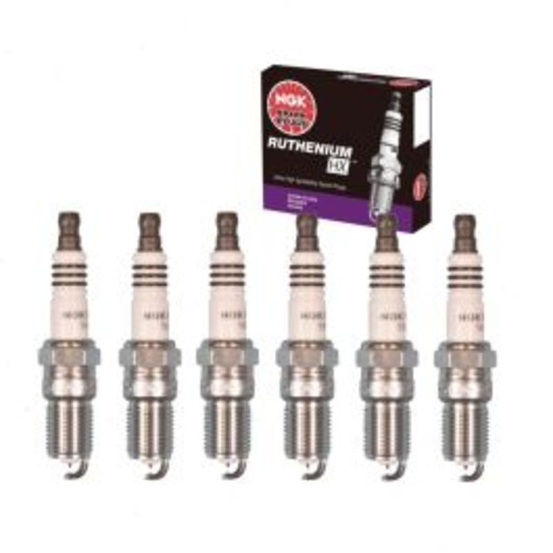 6 pc NGK Ruthenium HX Spark Plugs for 1997-1999 GMC P3500 4.3L V6