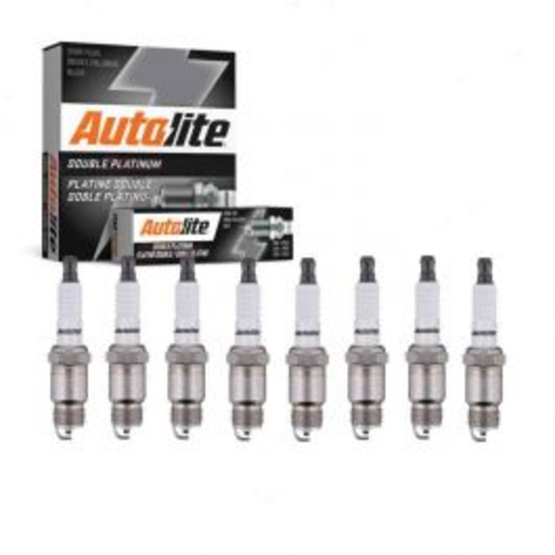 8 pc Autolite Double Platinum Spark Plug for 1974 Mercury Monterey 7.5L V8