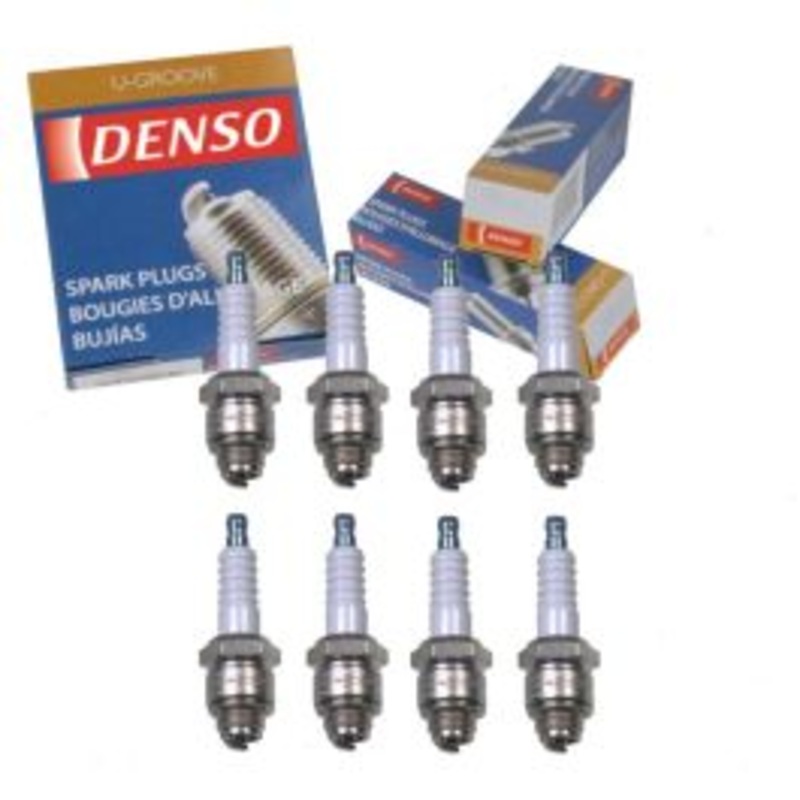 8 pc DENSO Standard U-Groove Spark Plugs for 1969 Chevrolet K30 Pickup 5.0L V8