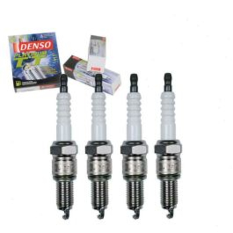 4 pc DENSO Platinum TT Spark Plugs for 1969-1988 Toyota Corolla 1.2L 1.6L 1.8L L4