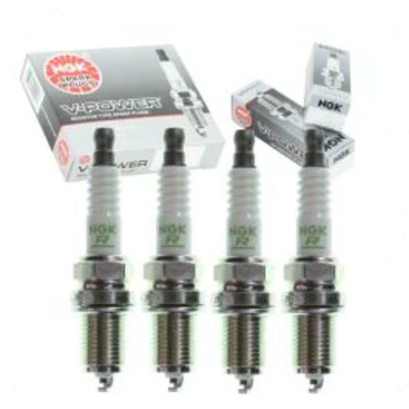 4 pc NGK V-Power Spark Plugs for 2001 Acura Integra 1.8L L4