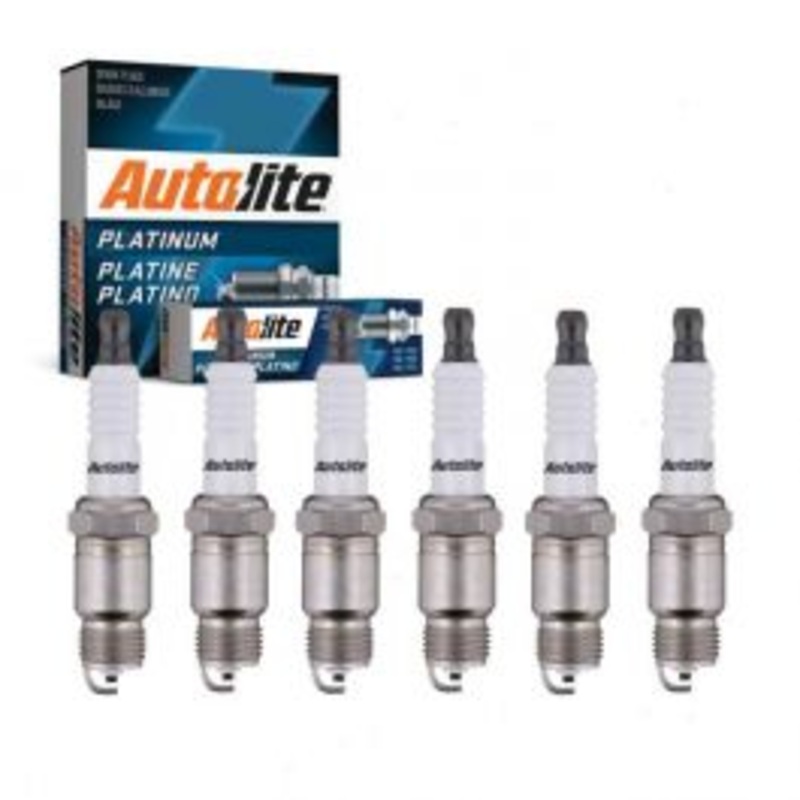 6 pc Autolite Platinum Spark Plug for 1989-1995 Chevrolet G20 4.3L V6