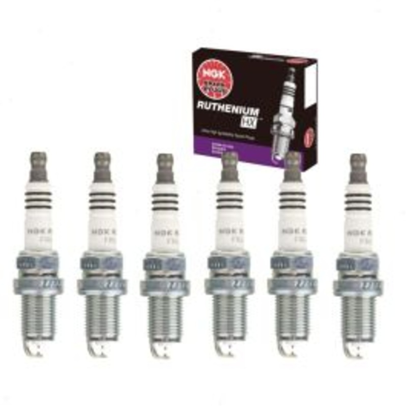6 pc NGK Ruthenium HX Spark Plugs for 1997-2004 Acura RL 3.5L V6