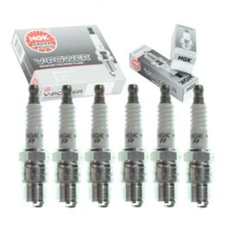 6 pc NGK V-Power Spark Plugs for 1975-1980 Chevrolet K10 4.1L 4.8L L6