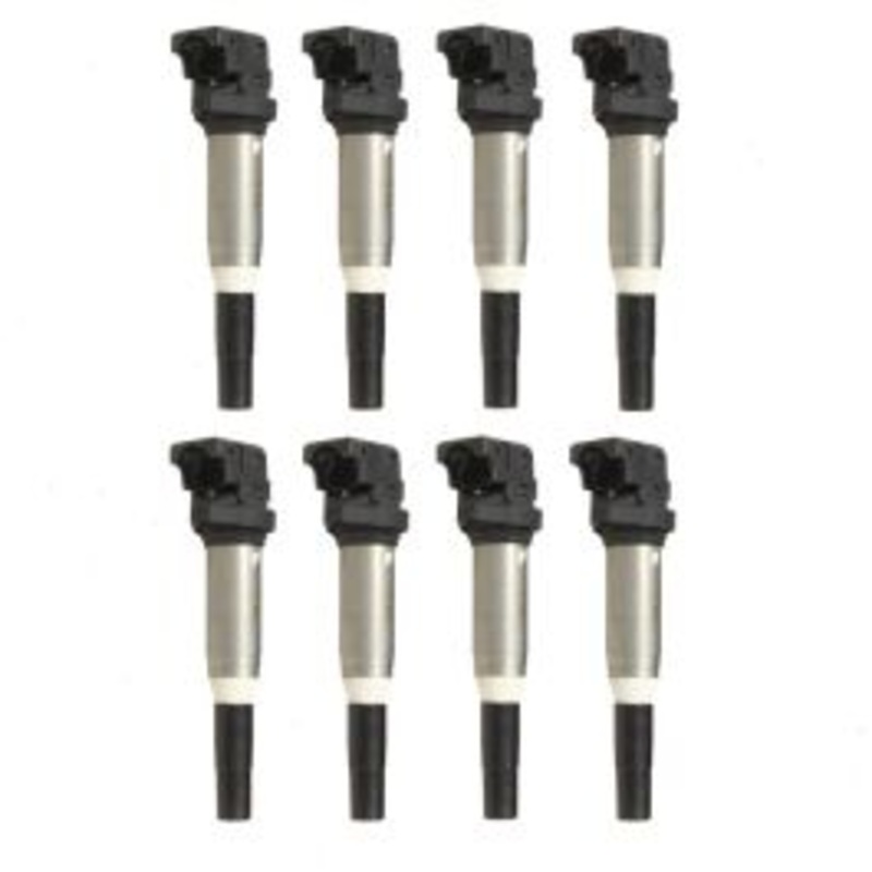 8 pc Hitachi Ignition Coils for 2006-2009 BMW 550i 4.8L V8