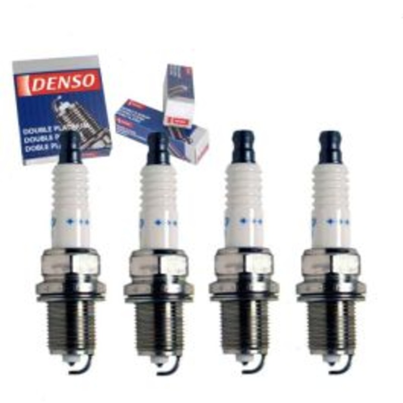 4 pc DENSO Double Platinum Spark Plugs for 1981 Mercury Lynx 1.6L L4