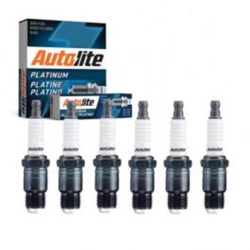6 pc Autolite Platinum Spark Plug for 1979-1980 GMC P1500 4.8L L6